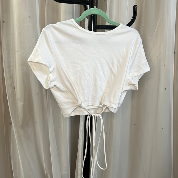 HM Crop Top with Waist Tie - Picture 1 of 3